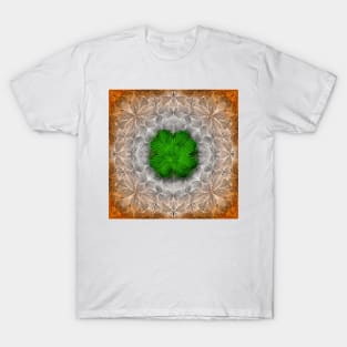 Rustic Shamrock Zentangle T-Shirt